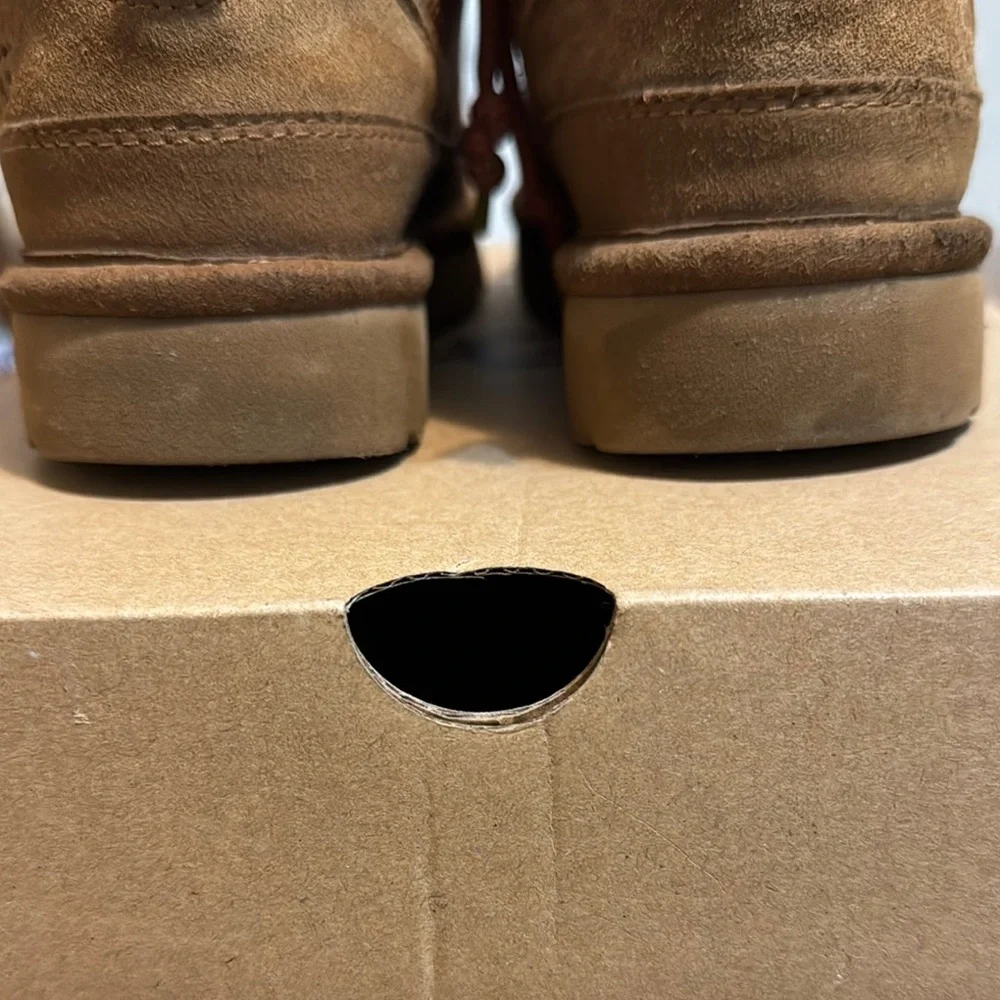 UGG Women's Highland Hi Heritage Sneaker, Chestnut, Size 6 - Picture 4 of 8